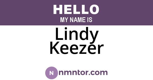 Lindy Keezer