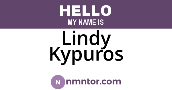 Lindy Kypuros