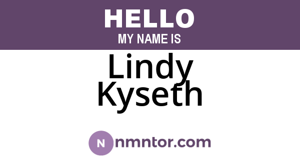 Lindy Kyseth