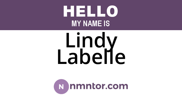Lindy Labelle