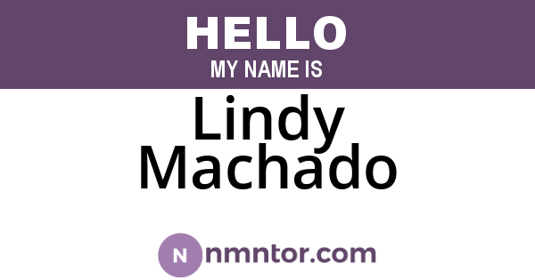 Lindy Machado