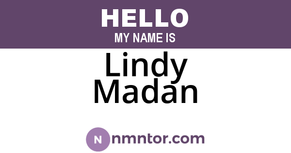 Lindy Madan