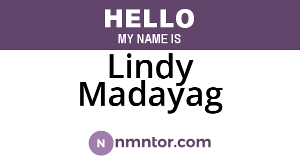 Lindy Madayag