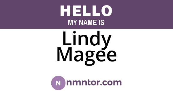 Lindy Magee