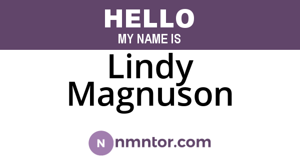 Lindy Magnuson