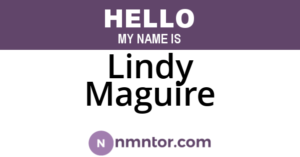 Lindy Maguire