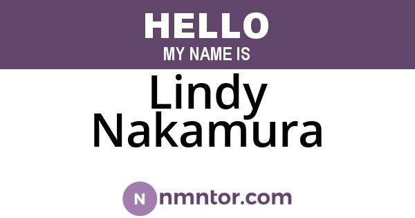 Lindy Nakamura