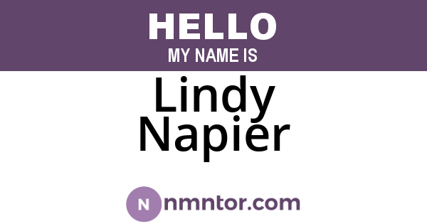 Lindy Napier