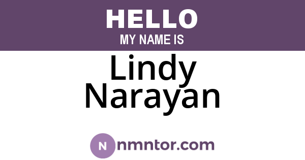 Lindy Narayan