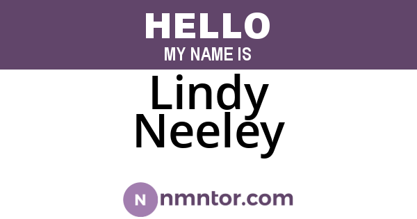 Lindy Neeley