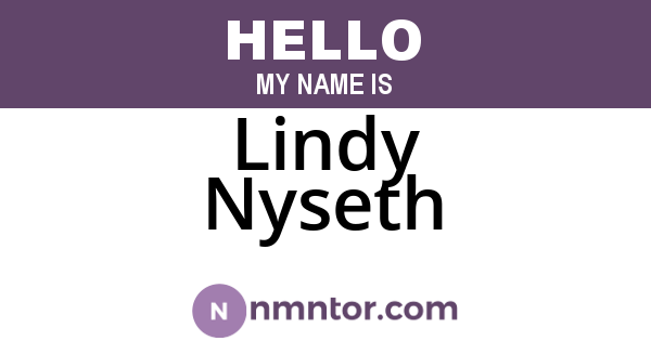 Lindy Nyseth