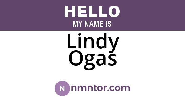Lindy Ogas