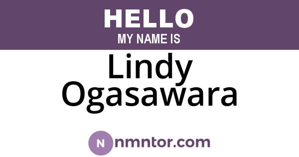 Lindy Ogasawara