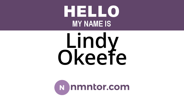 Lindy Okeefe