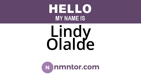 Lindy Olalde