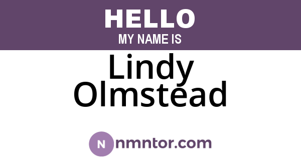 Lindy Olmstead