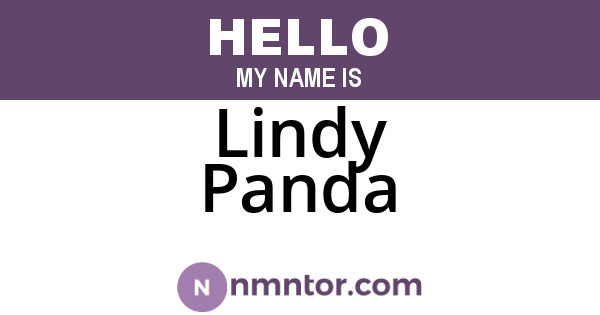 Lindy Panda