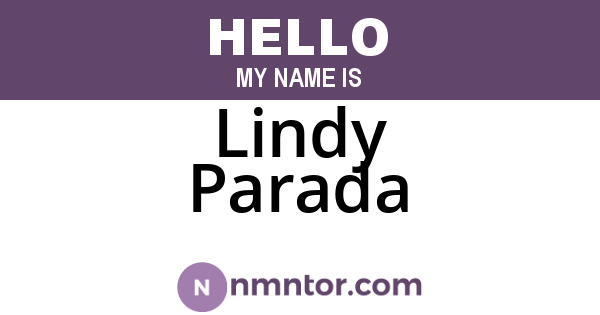 Lindy Parada