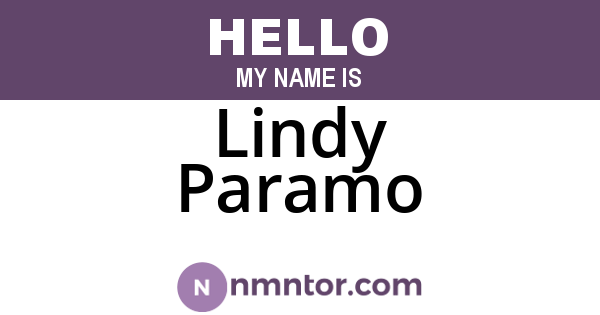 Lindy Paramo