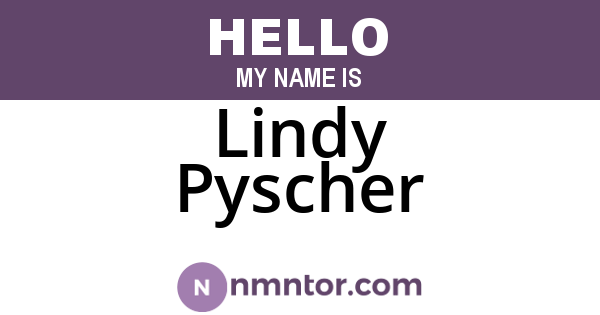 Lindy Pyscher