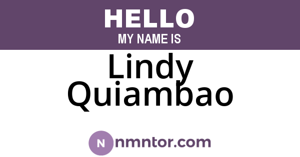 Lindy Quiambao
