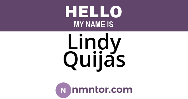 Lindy Quijas