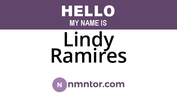 Lindy Ramires