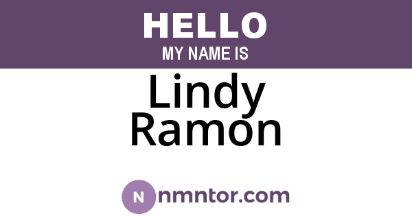 Lindy Ramon