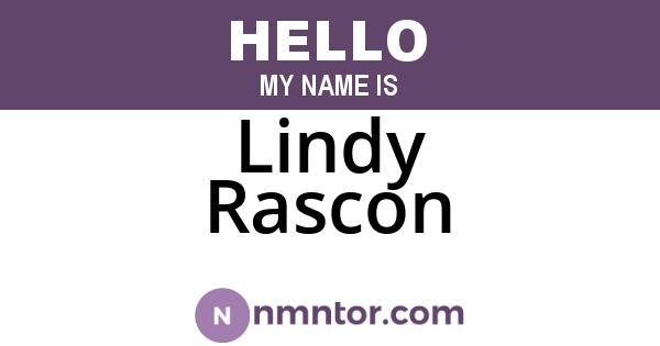 Lindy Rascon