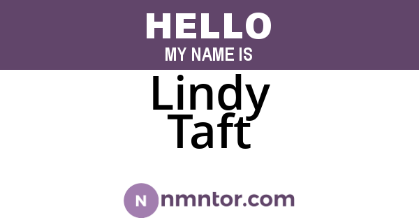 Lindy Taft