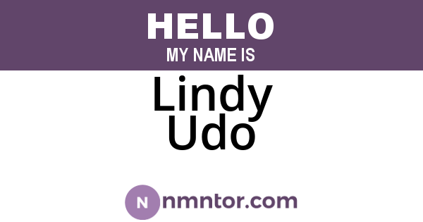 Lindy Udo