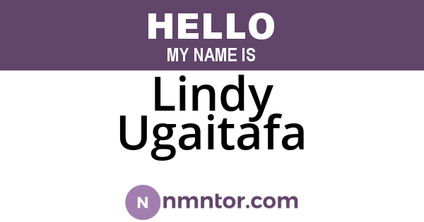 Lindy Ugaitafa