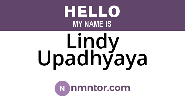 Lindy Upadhyaya