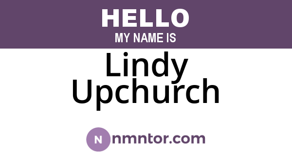 Lindy Upchurch