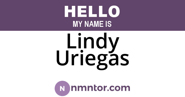 Lindy Uriegas