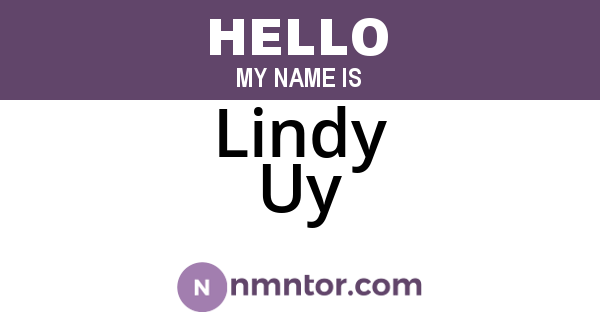 Lindy Uy
