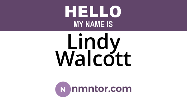 Lindy Walcott
