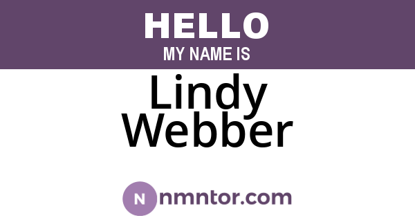 Lindy Webber