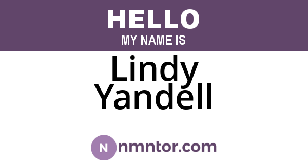 Lindy Yandell