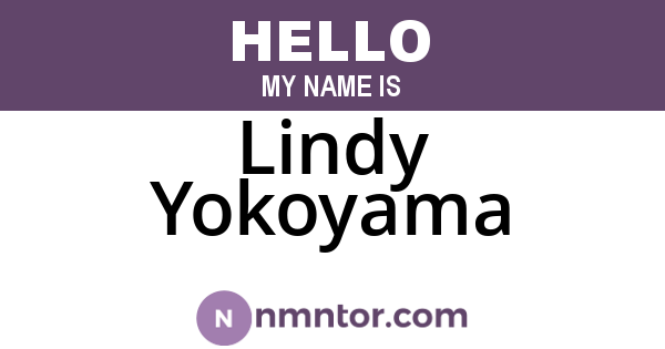 Lindy Yokoyama