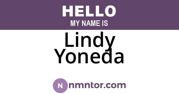 Lindy Yoneda