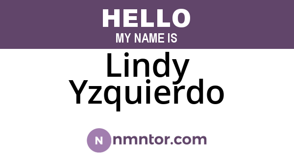 Lindy Yzquierdo