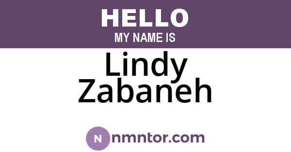 Lindy Zabaneh