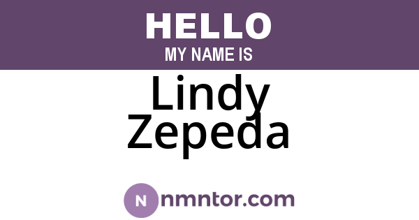Lindy Zepeda