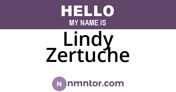 Lindy Zertuche