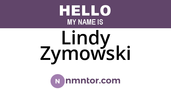 Lindy Zymowski