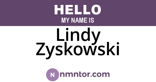 Lindy Zyskowski
