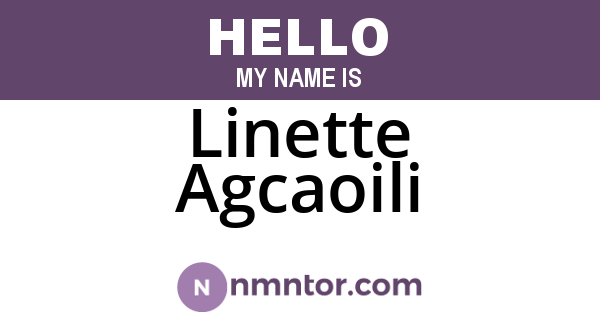 Linette Agcaoili