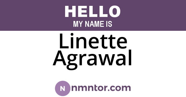 Linette Agrawal