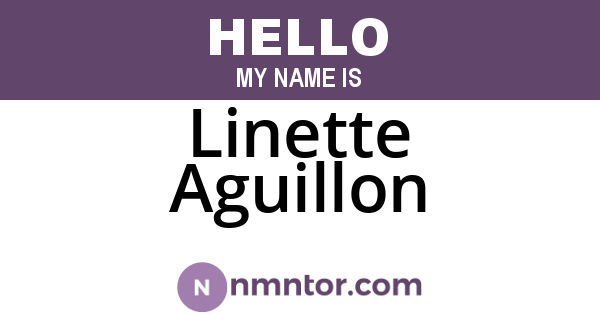 Linette Aguillon